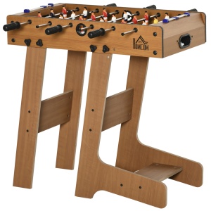 Fotbal- Biliard pliabil compact din lemn cu 18 jucatori, 69x37x70cm - Img 9