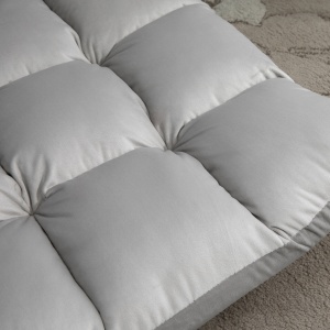 Fotoliu Relax pentru Podea – Spatar 180°, Gri Deschis - Img 8