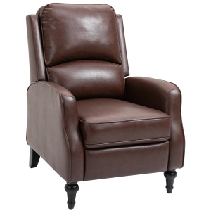 Fotoliu Relax Rabatabil 90° si 150° Manual din piele - Img 1
