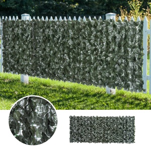Gard Artificial 240×100 cm – Rulou Verde inchis Anti‑UV - Img 7