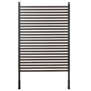 Gard Modular Autoportant pentru Grădină din Oțel, 93x22x150 cm, Maro - Img 7