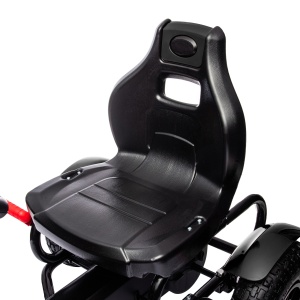 Go-Kart cu Pedale din PP și Metal cu Frână de Mână Negru - Img 9