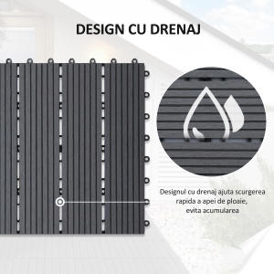Gresie Gradina Antiderapant 30×30 cm Set 11 Gri - Img 5