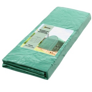 Învelitoare pentru Seră cu 12 Ferestre, Ușă Rulabilă și Margini Îngropate, 3x2x2 m, Verde - Img 1