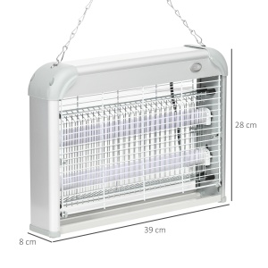 Lampa Anti-tantari 20W – LED UV, Tava Detasabila, Protectie Eficienta - Img 3