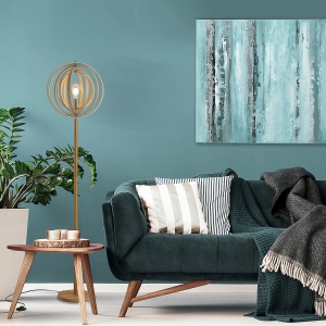 Lampa de Podea Design cu Abajur cu Inele Reglabile din Lemn Becuri E27 Ф38 x 160 cm - Img 2