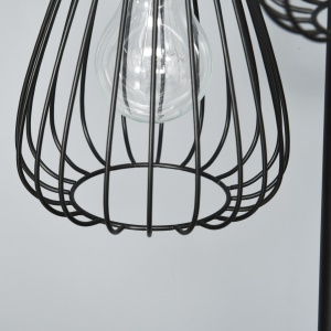 Lampa de podea Lampă cu picior Design vintagecindustrial din metal culoare negru - Img 8