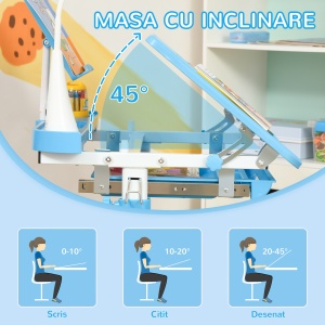 Masa si Scaun Reglabil pentru Copii 6–12 ani - Img 7