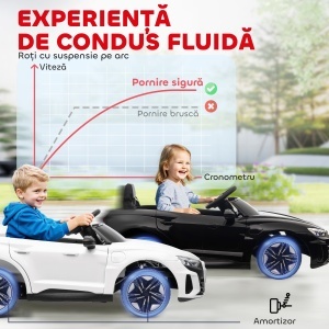 Masina Electrica Copii – Audi 12V cu Telecomanda & Muzica - Img 7