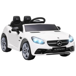 Mașină Electrică pentru Copii 3-6 Ani cu 2 Motoare și Telecomandă, 107x62,5x44 cm, Alb - Img 1