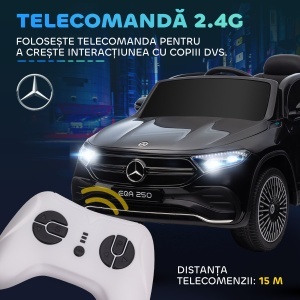 Mașină Electrică pentru Copii 3-8 Ani cu Telecomandă și Claxon, Negru, 111.5x69x52.5 cm - Img 5