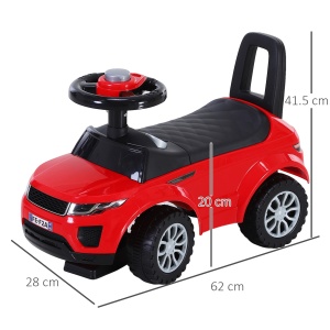 Masina prevazuta cu loc Jucarie pentru Copii 12-36 Luni Rosie - Img 3
