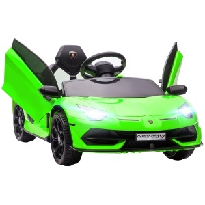 Mașinuță Electrică pentru Copii 3-5 Ani cu Uși Fluture, Mașinuță Electrică cu Telecomandă, 107,5x63x42 cm, Verde - Img 1