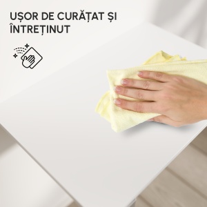 Masuta Perete Rabatabila – MDF & Metal, Ideala pentru Spatii Mici - Img 6