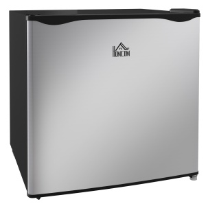 Mini Congelator 35L cu Raft Detasabil si Usa Reversibila, Mini Frigider din Otel si Plastic, 47x44.2x48.8cm, Alb