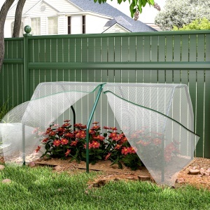 Mini Sera pentru gradina balcon din plastic PE otel cu inchidere cu fermoar alb transparent pentru fructe pentru legume pentru plante pentru flori - Img 8
