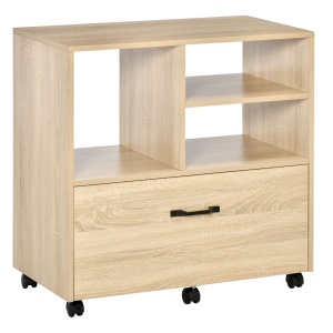 Mobilier Birou – Multifunctional din Lemn cu Suport Imprimanta