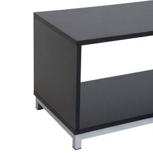 Mobilier TV din Lemn, Negru, 114x40x40.5cm - Img 7