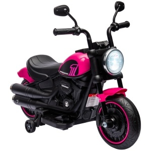 Motocicleta Electrica Copii 18‑36 Luni – Cu Faruri & Roti Suplimentare - Img 1