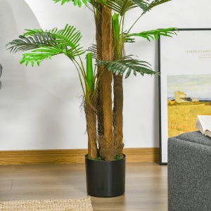 palmier artificial in ghiveci, 42 frunze, 185cm, verde - Img 9