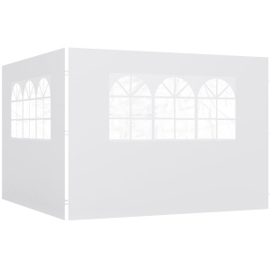 Panouri Laterale pentru Foișor Pop-Up, 3x2m, Alb - Img 9
