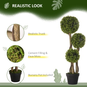 Planta Artificiala Buxus Sferic – Ghiveci Decor Interior & Exterior - Img 4