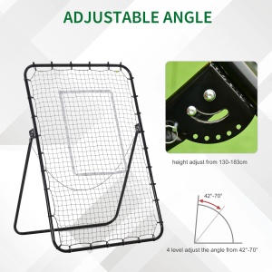 Plasa Rebounder Fotbal – Pliabila, Cu tinta & Unghi Reglabil - Img 5