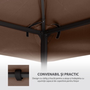 Prelata de Schimb 3×3 m – Copertina UV Cafeniu 2‑Nivel pentru Foisor - Img 6