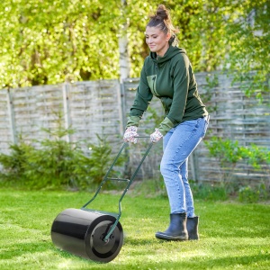 Rola de Gradina din Metal Negru Rezervor 60 L Φ50 cm - Img 2