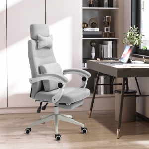 Scaun Birou Gri – Reglabil si Rotativ Ergonomic - Img 2