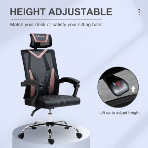 Scaun de Birou Ergonomic inclinabil cu Suport Lombar si Cervical - Img 4