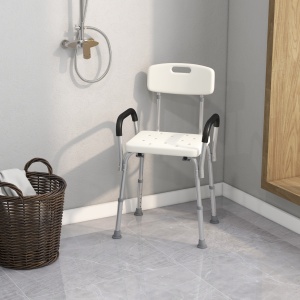 Scaun Dus/Cada – Reglabil, Cu Spatar & Brate de Sprijin - Img 2