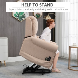 Scaun Electric cu Ridicare & Inclinare pentru Varstnici – Telecomanda Inclusa - Img 4