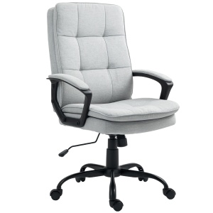 Scaun Ergonomic de Birou cu Spatar inalt Gri - Img 1