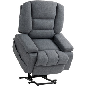 Scaun Masaj cu Ridicare – Vibratii, Caldura & Telecomanda - Img 1