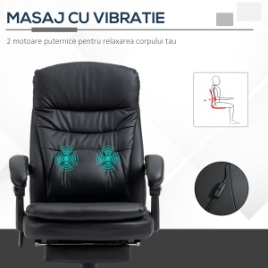 Scaun Masaj USB – Directorial, Cu Vibratii & Design Ergonomic - Img 4