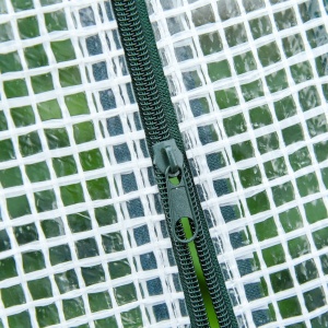 Sera de Gradina tip Tunel din PE pentru Plante si Flori cu Margini Extinse si Usi cu Fermoar 295x100x80 cm, Alb lucios - Img 9