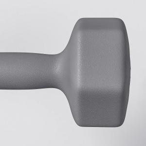 Set 2 Greutăți Hexagonale, Gantere cu Prindere Antiderapantă pentru Antrenament de Fitness Acasă, 27x10x10 cm, Gri - Img 9