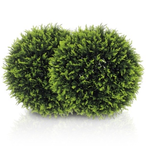Set 2 Plante Artificiale Cedru Sferice Ø 45 cm – Anti‑UV & Decorativ