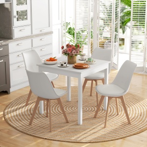Set de 4 Scaune de Masa, Scaune Moderne de Bucatarie - Img 2
