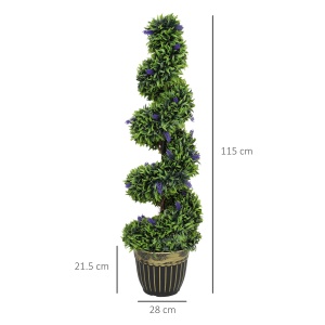 Set de Două Plante Artificiale Lavandă 90cm - Img 3