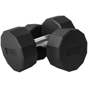 Set Gantere – 2×15 kg cu Manere Antiderapante - Img 1