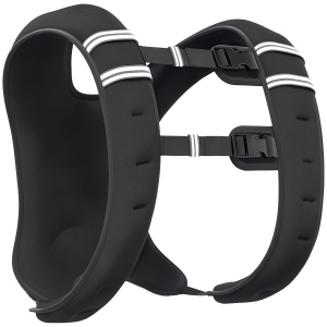Soozier Vestă cu Greutate Respirabilă de 5 kg cu Buzunar de Depozitare și Bretele de Umăr, Vestă cu Greutate, 40x35 cm, Negru - Img 1