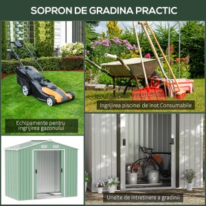 Sopron de Gradina pentru Depozitare Unelte - Img 6