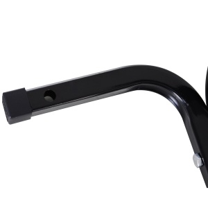 Suport pentru Motocicletă Reglabil pe 3 Nivele, Sistem de Blocare Roți Motocicletă în Metal cu Găuri, 60x55x43 cm, Negru - Img 9