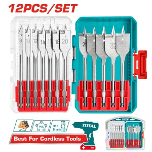 TOTAL - SET 12 BUC BURGHIE PLATE PENTRU LEMN