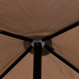 Umbrela patrata de Extern rezistenta la razele UV 200x200cm, Cafea - Img 8
