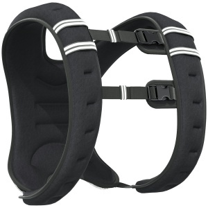 Vestă de Greutate Reglabilă pentru Antrenament de Forță, 10 kg, 40x35 cm, Negru - Img 1