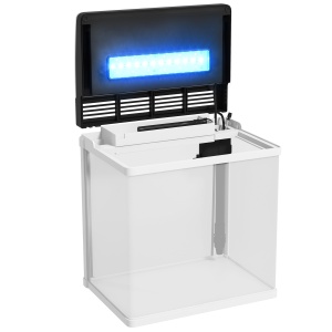 Acvariu 13L din Sticla – cu Filtru, LED & Pompa pentru Pesti - Img 8