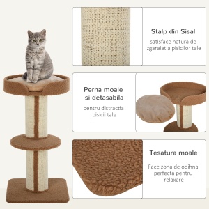 Arbore Pisici – Cusca, Perna & Stalpi din Sisal - Img 5